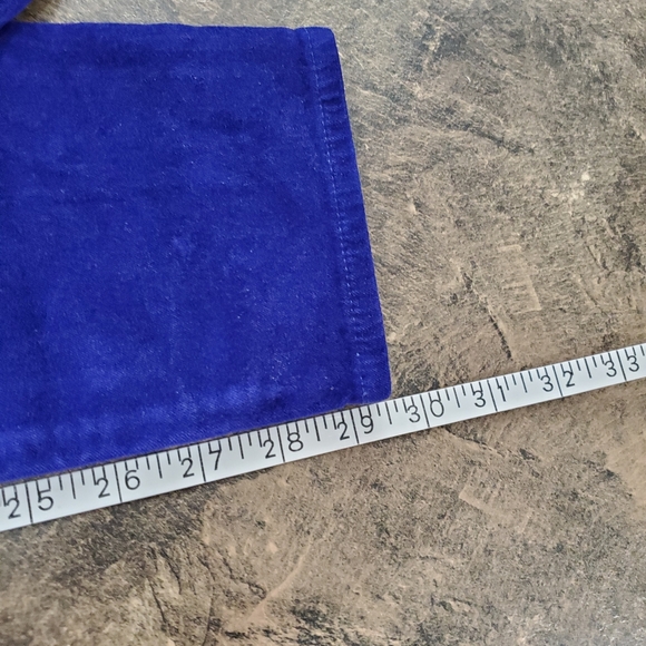 7 For All Mankind Velvet Vibrant Purple Skinny Pants 29 Waist - Picture 6 of 11